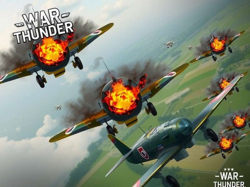 War Thunder में विमान और टैंकों का संयुक्त युद्ध दृश्य