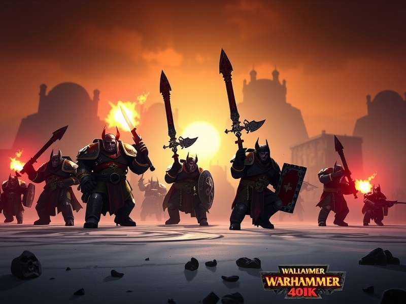 Warhammer 40k 4K वॉलपेपर - Imperium vs Chaos संग्राम