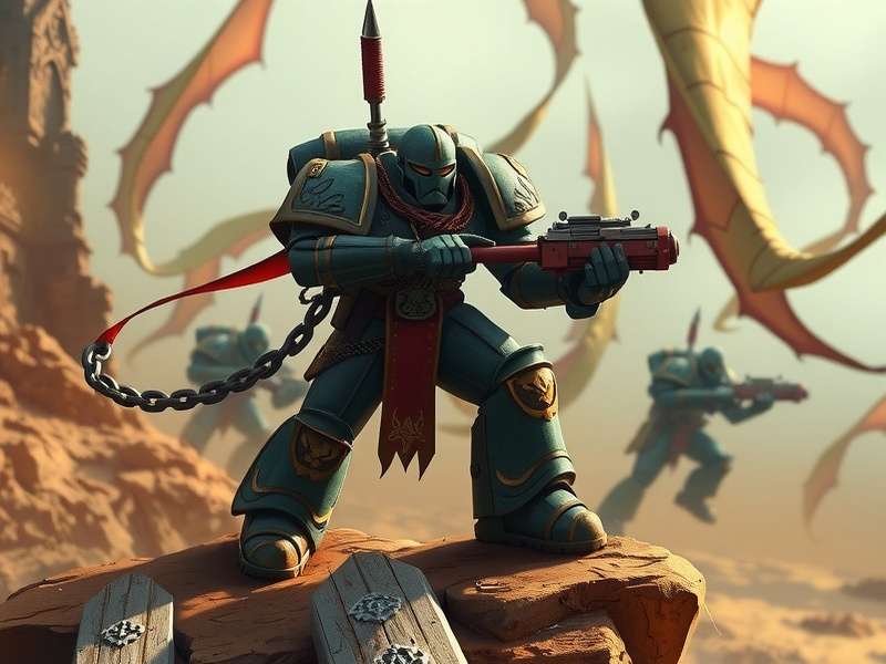 Warhammer 40k Space Marine 2 गेमप्ले स्क्रीनशॉट