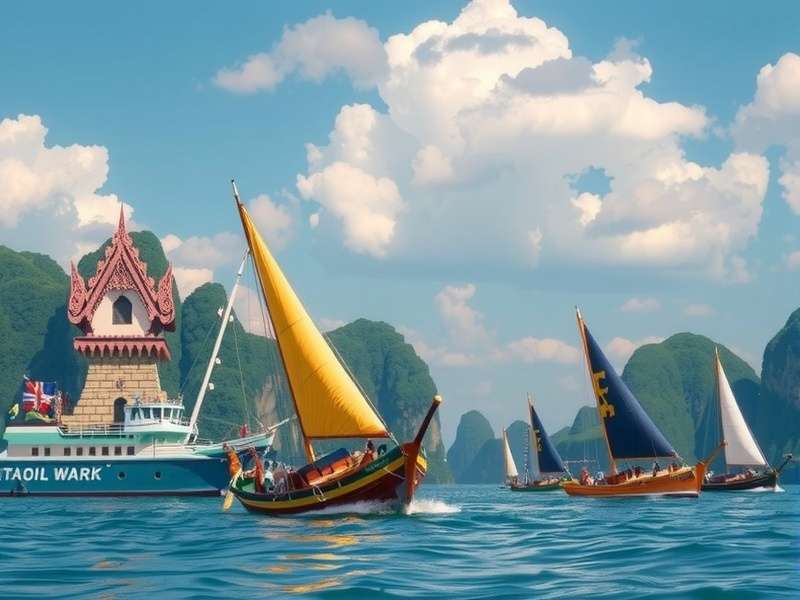 Historical map and strategic planning for the Thailand War