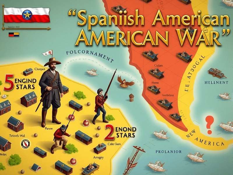 The Battle of Manila Bay during Spanish American War