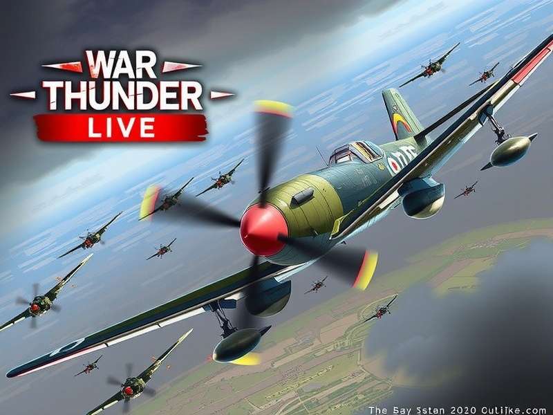 War Thunder Live gameplay featuring fighter jets and tanks in combat
