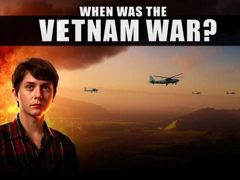 Vietnam War Timeline Infographic