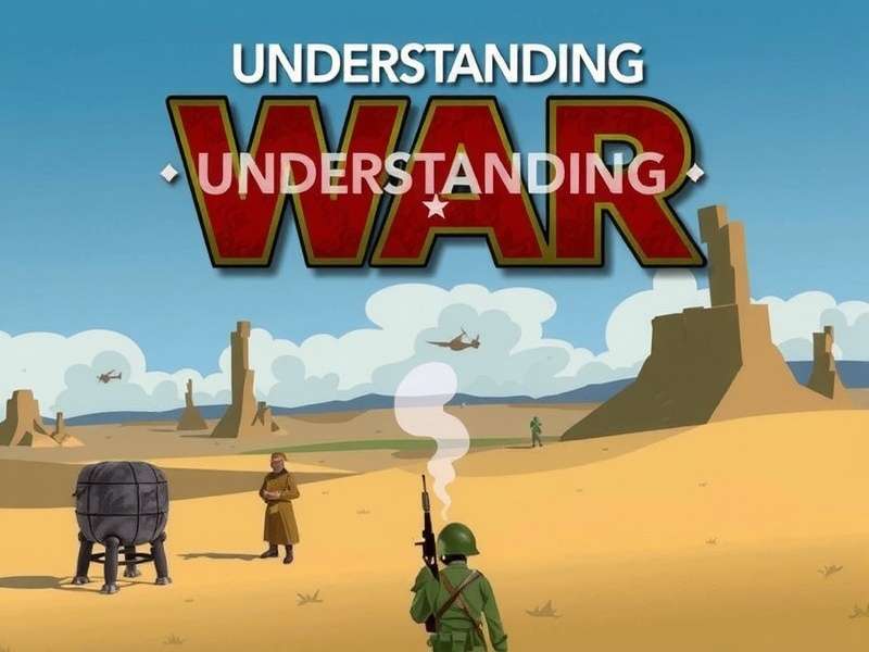 Abstract concept art blending historical warfare with digital elements