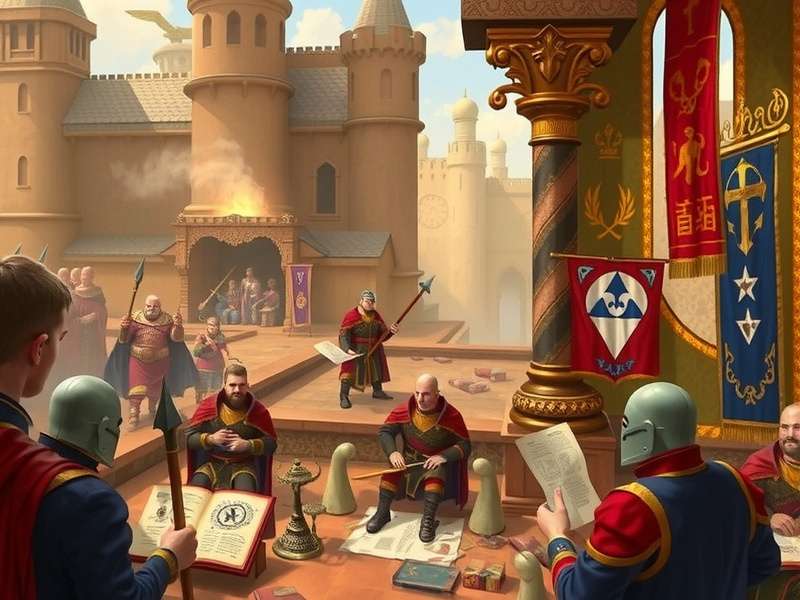 Epic Warhammer 40k Battle Scene with Space Marines