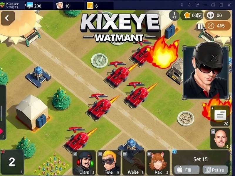 Optimal War Commander base layout showing defensive layers and resource clustering