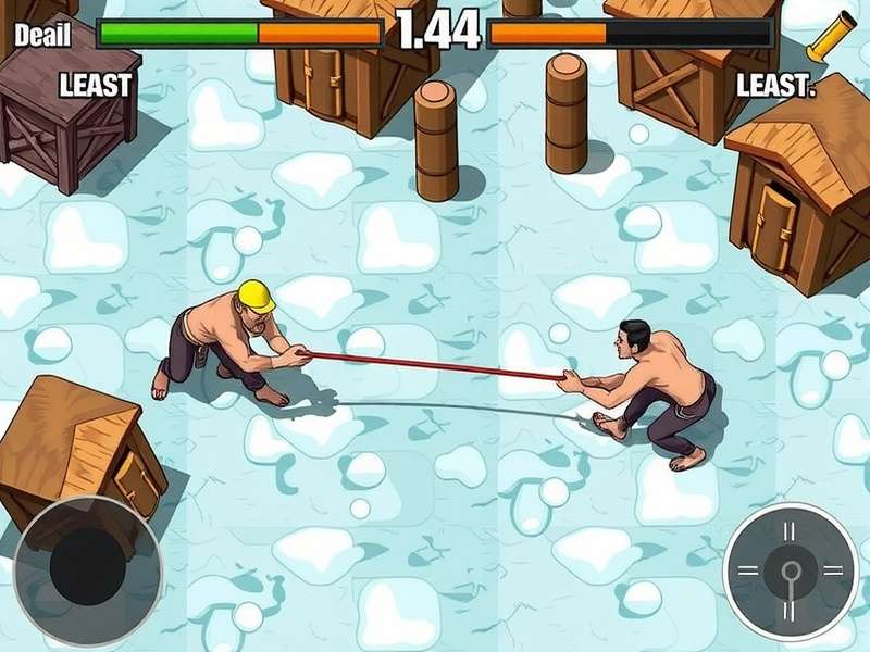 Indian national tug of war championship competition with teams pulling rope