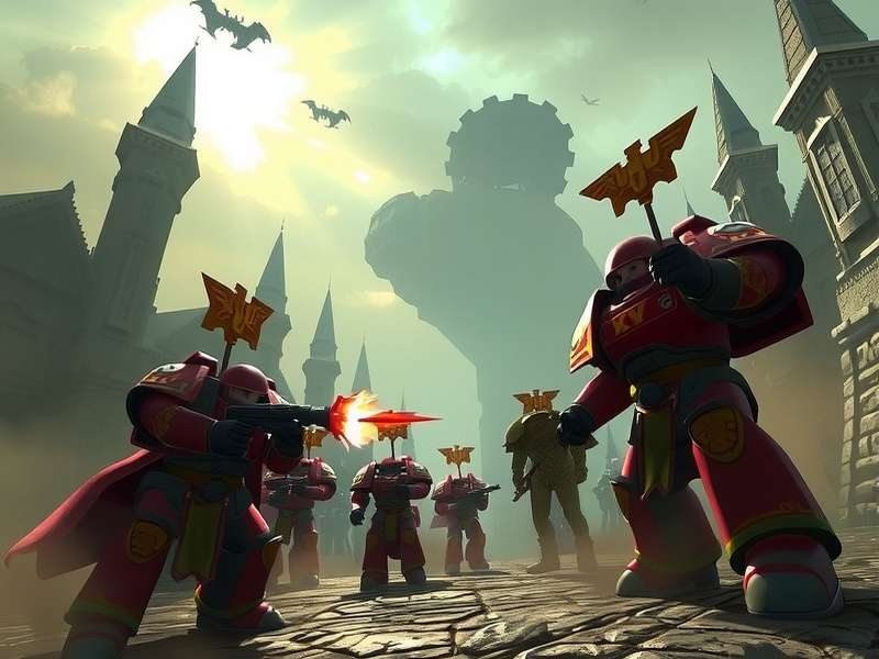 Warhammer 40k Space Marine 2 gameplay screenshot showing Ultramarines fighting Tyranids