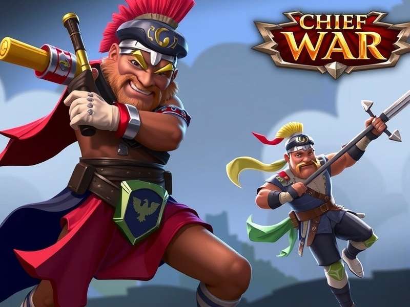 Chief Of War — epic battle scene with warriors and strategy elements