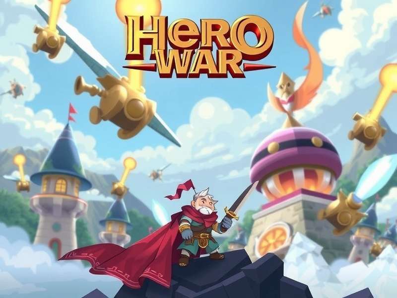 Epic battle scene from Hero War game