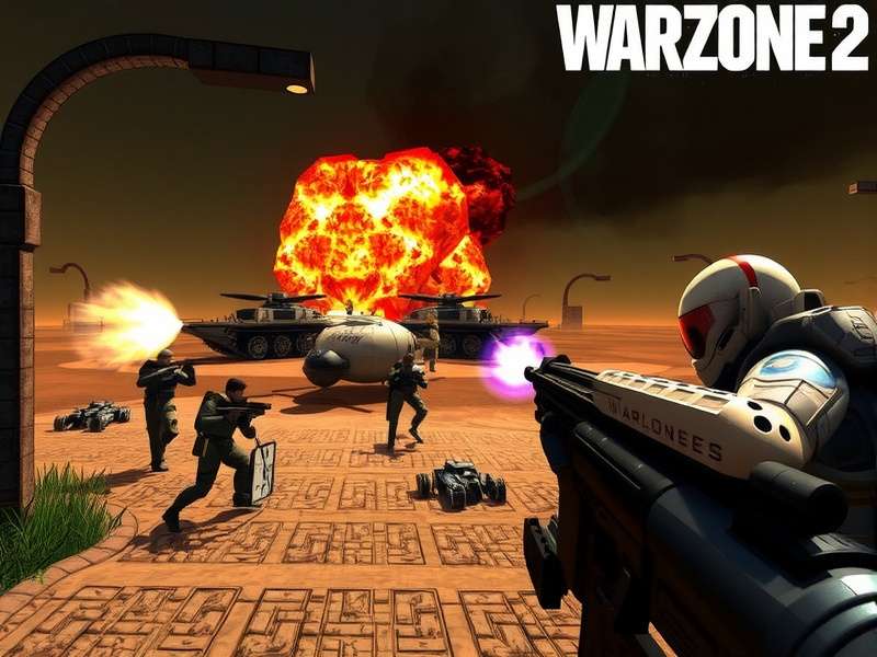 Warzone 2 Al Mazrah map overview with drop zones and hot points marked