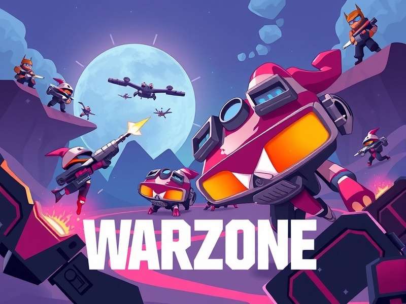Warzone Lil Mari gameplay screenshot showing the Ghats of Mari map with Indian-themed environments
