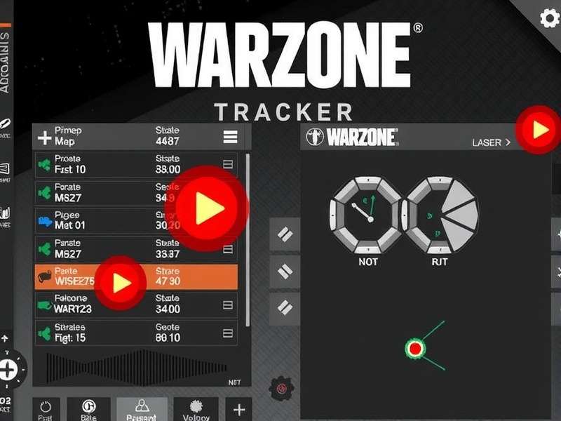 Warzone Tracker India dashboard showing real-time stats, leaderboards, and player performance metrics for Indian battle royale gamers.